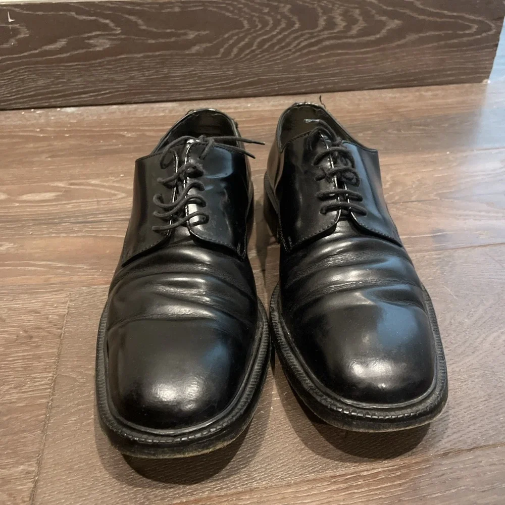 Gucci Men Dress Shoes Lace Up Plain How Derby Size 8.5 D